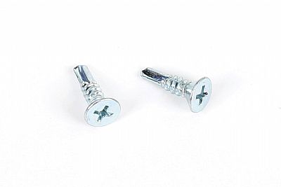 Flat head self drilling screw